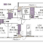 イトーピア豊島園パルテール307間取図