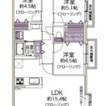 ライオンズプラザときわ台801間取図