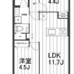 ラトゥール砧502間取図