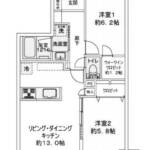 ライオンズヒルズ赤塚公園706間取り