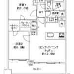 レクセルガーデン志村坂上402間取図