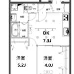 クリオ藤沢２番館308間取り