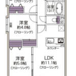 レーベンハイム西新井弐番館701間取り