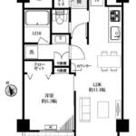 ライオンズマンション日暮里第２703間取り