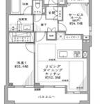 シャリエ本郷804間取図