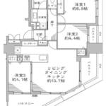 クオス目白ラプルーム501間取り